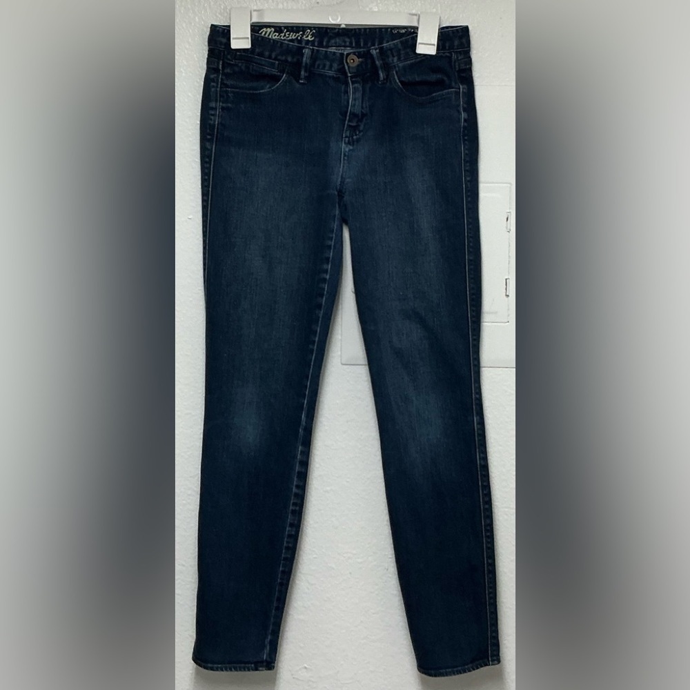 Madewell High-Rise SkinnyJeans in Dark Indigo Wash - Picture 1 of 6